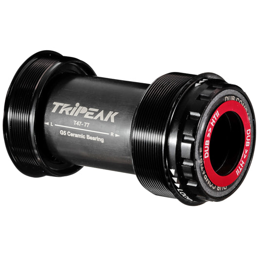 Tripeak 3-in-1 Ceramic Threaded Bottom Bracket for 77.5mm x 47mm Shell, for 24mm/28.99mm/30mm Spindle (Sram DUB/Rotor 3D/Shimano/Colnago Compatible)