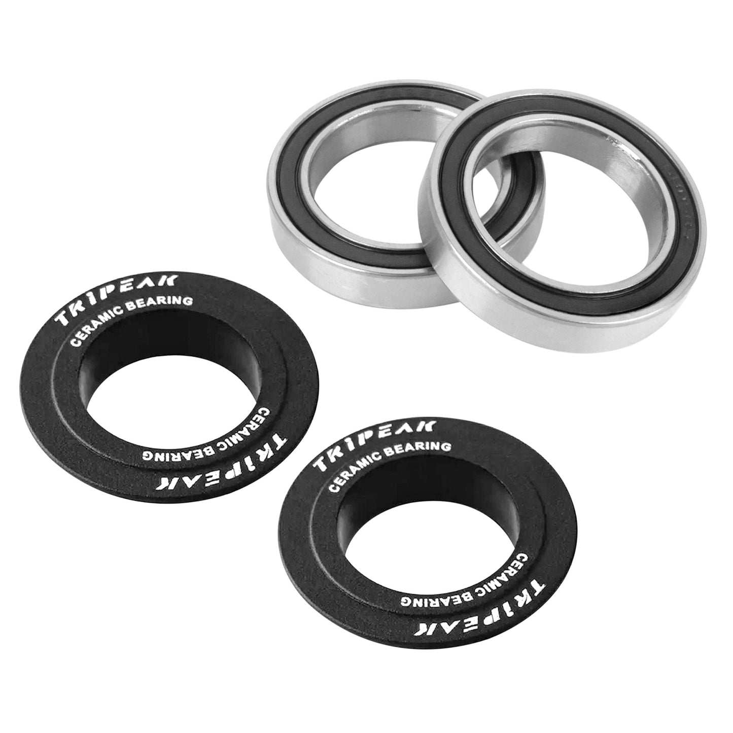 Cuvette intégrée boîtier route à emboîter-pressfit Tripeak acier boîte 90-95 mm diam 37 mm pour axe 24 mm (compatible Shimano/trek)