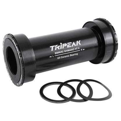 Bottom bracket integrated MTB-road Tripeak ceramic pressfit-twistfit 86-92 mm diam 41 mm for 24 mm axle (Shimano compatible)