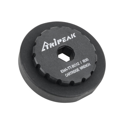 Integrated cup MTB-road Tripeak ceramic press-fit-twistfit bottom bracket 73 mm diameter 42 mm for 28.99 mm/30 mm axle (Sram DUB/Rotor, Cannondale compatible)