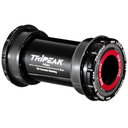 Integrated bottom bracket road case pressfit-twistfit 3-in-1 Tripeak ceramic bottom bracket 73 mm diameter 46 mm for 24 mm/28.99 mm/30 mm axle (Shimano/Sram DUB/Rotor, Cannondale compatible)