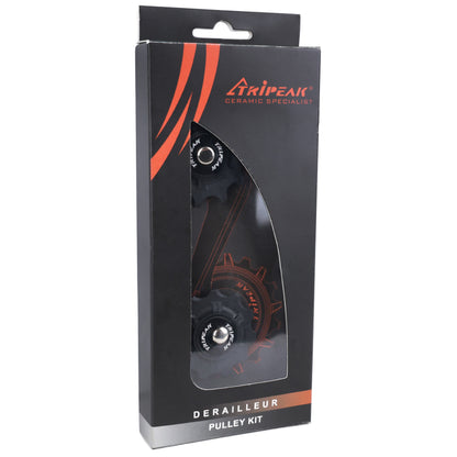 Galet dérailleur VTT Tripeak 11-11 dents céramique 11-10v. Shimano-Sram noir