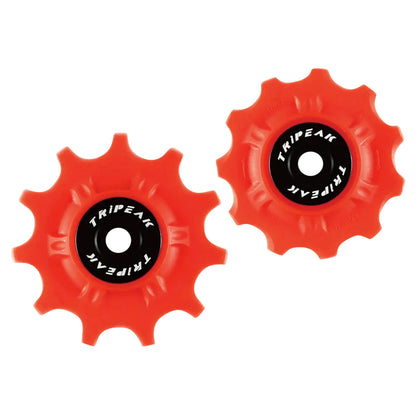 Galet dérailleur VTT Tripeak 11-11 dents céramique 11-10v. Shimano-Sram rouge