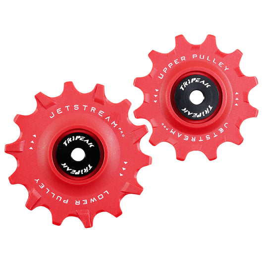 Tripeak 12-14T Ceramic Road Derailleur Pulley 11-speed. Shimano Dura-Ace R9100 - Ultegra R8000 - 105 R7000 Red