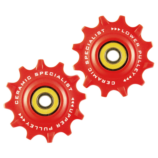 Tripeak 12-12T Ceramic Derailleur Pulley MTB 11-speed. Sram x0 - x1 - x01 -gx red