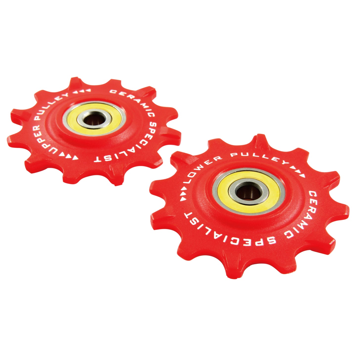 Galet dérailleur VTT Tripeak 12-12 dents céramique 11v. Sram x0 - x1 - x01 -gx rouge