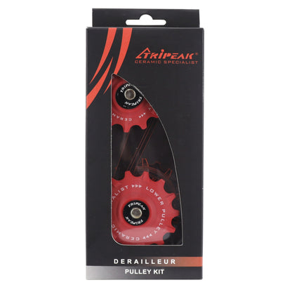 Galet dérailleur VTT Tripeak 12-14 dents céramique 12-11v. Sram eagle - eagle axs rouge