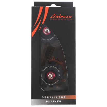 Tripeak 12-12T Ceramic Derailleur Pulleys 12-Speed for Sram AXS Road Black