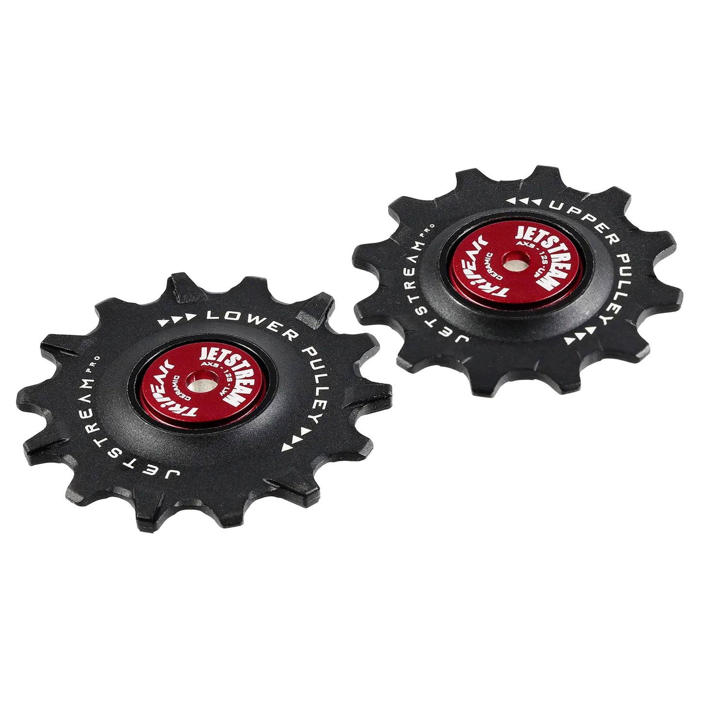Tripeak 12-14 tooth ceramic 12s road derailleur pulley. Sram axs black