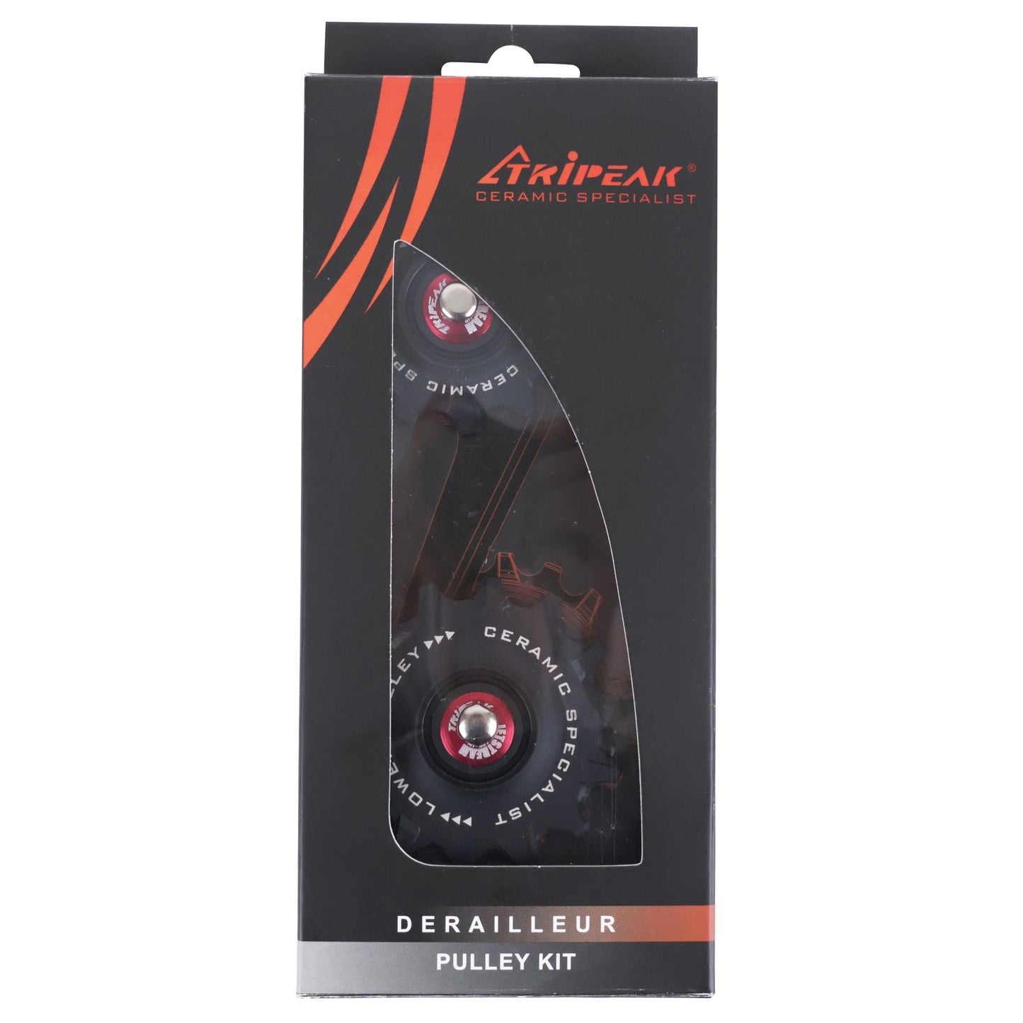 Tripeak 12-14 tooth ceramic 12s road derailleur pulley. Sram axs black