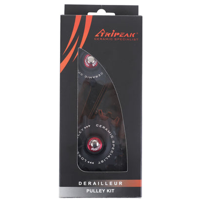 Tripeak 12-14 tooth ceramic 12s road derailleur pulley. Sram axs black