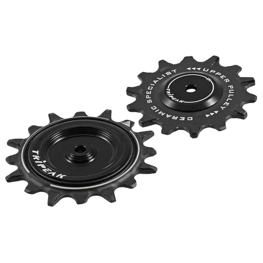 Tripeak 14-16T ceramic 12sp. road-gravel derailleur pulley. Sram AXS black