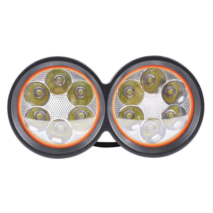 LED headlight for scooter, dual adjustable focus with cable 12-72v PCP