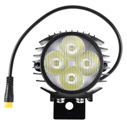Eclairage-phare pour trottinette à led compatible kukirin g2 master - smartgyro ryder noir PCP