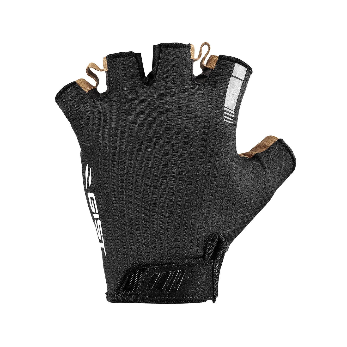 Gist Air Summer Short Cycling Gloves Black Velcro