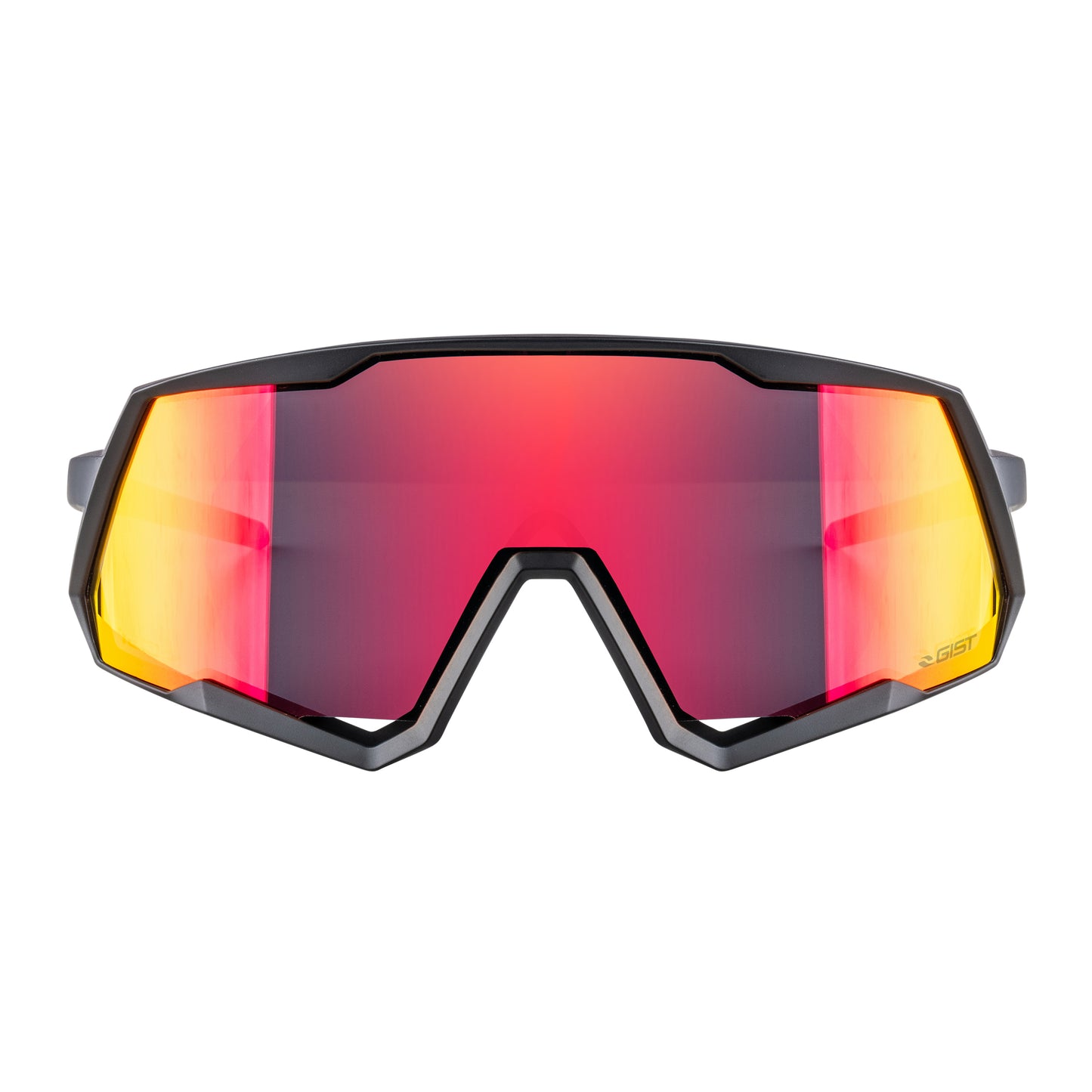 Gist Mask adult cycling glasses, black with pink lens