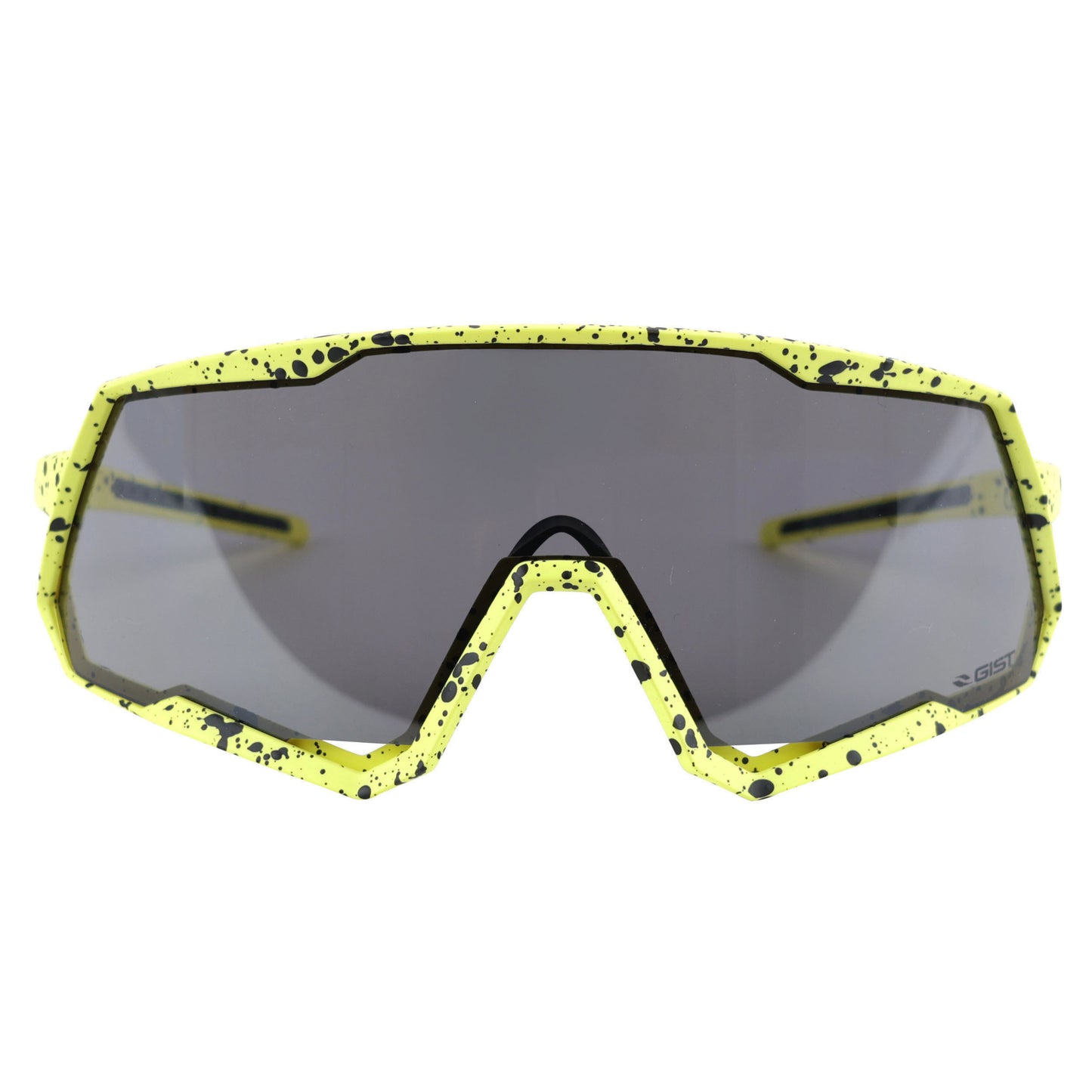 Lunettes vélo adulte Gist Mask jaune fluo verre noir