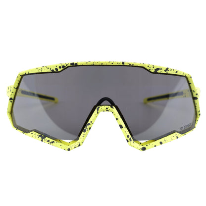Lunettes vélo adulte Gist Mask jaune fluo verre noir