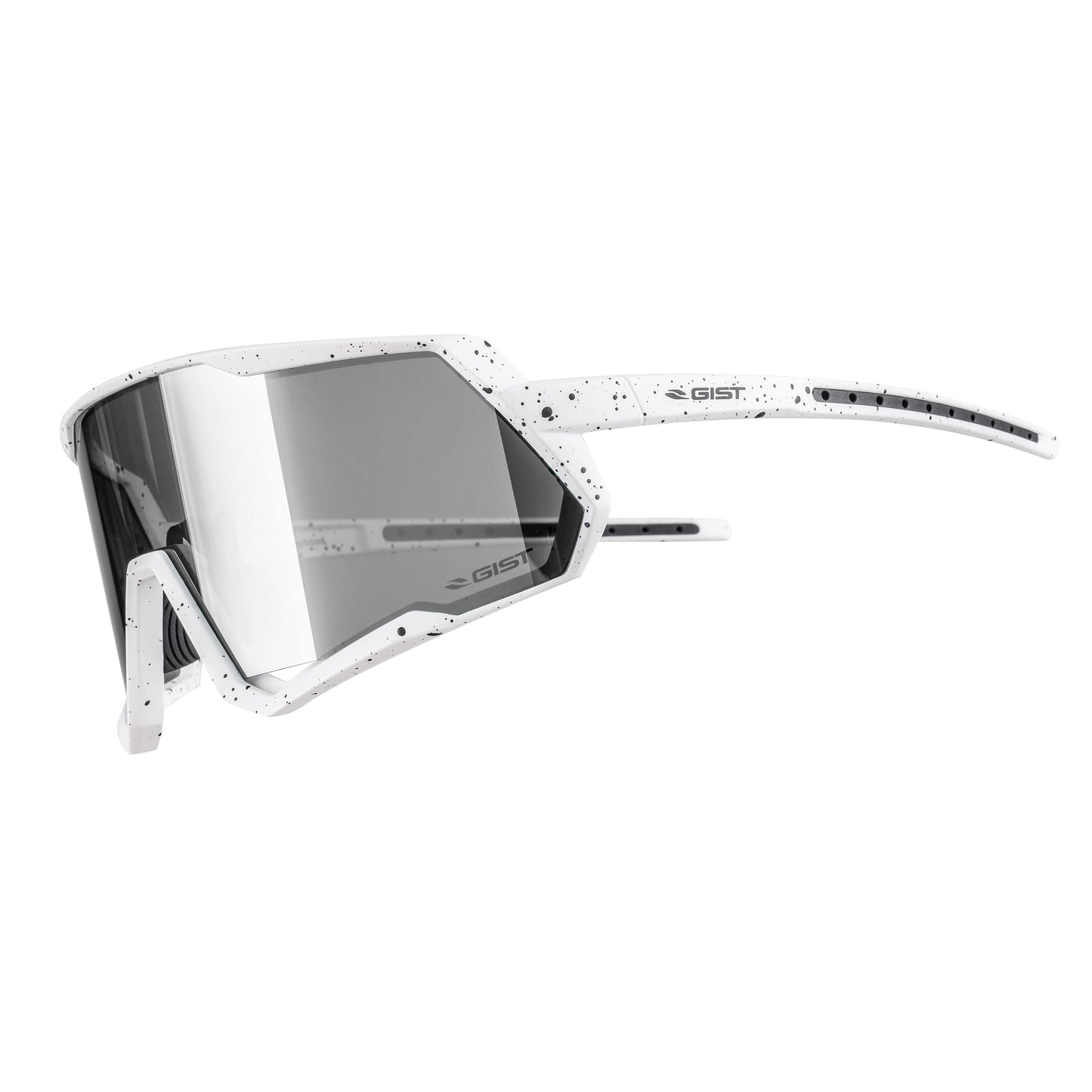 Lunettes vélo adulte Gist Mask blanc verre fumé