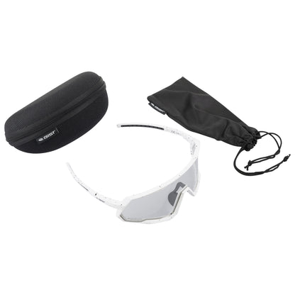 Lunettes vélo adulte Gist Mask blanc photochromiques