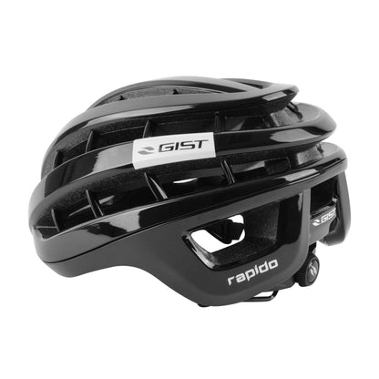 Adult Gist Road Rapido Helmet Glossy Black (MTB - Gravel Compatible)