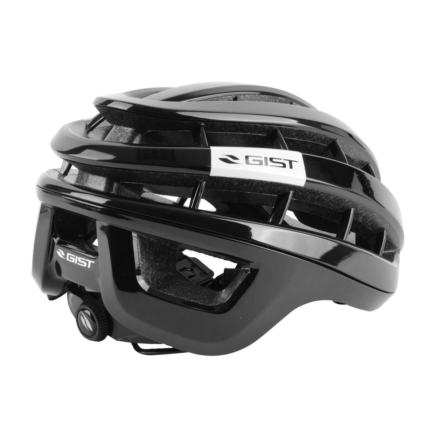 Adult Gist Road Rapido Helmet Glossy Black (MTB - Gravel Compatible)