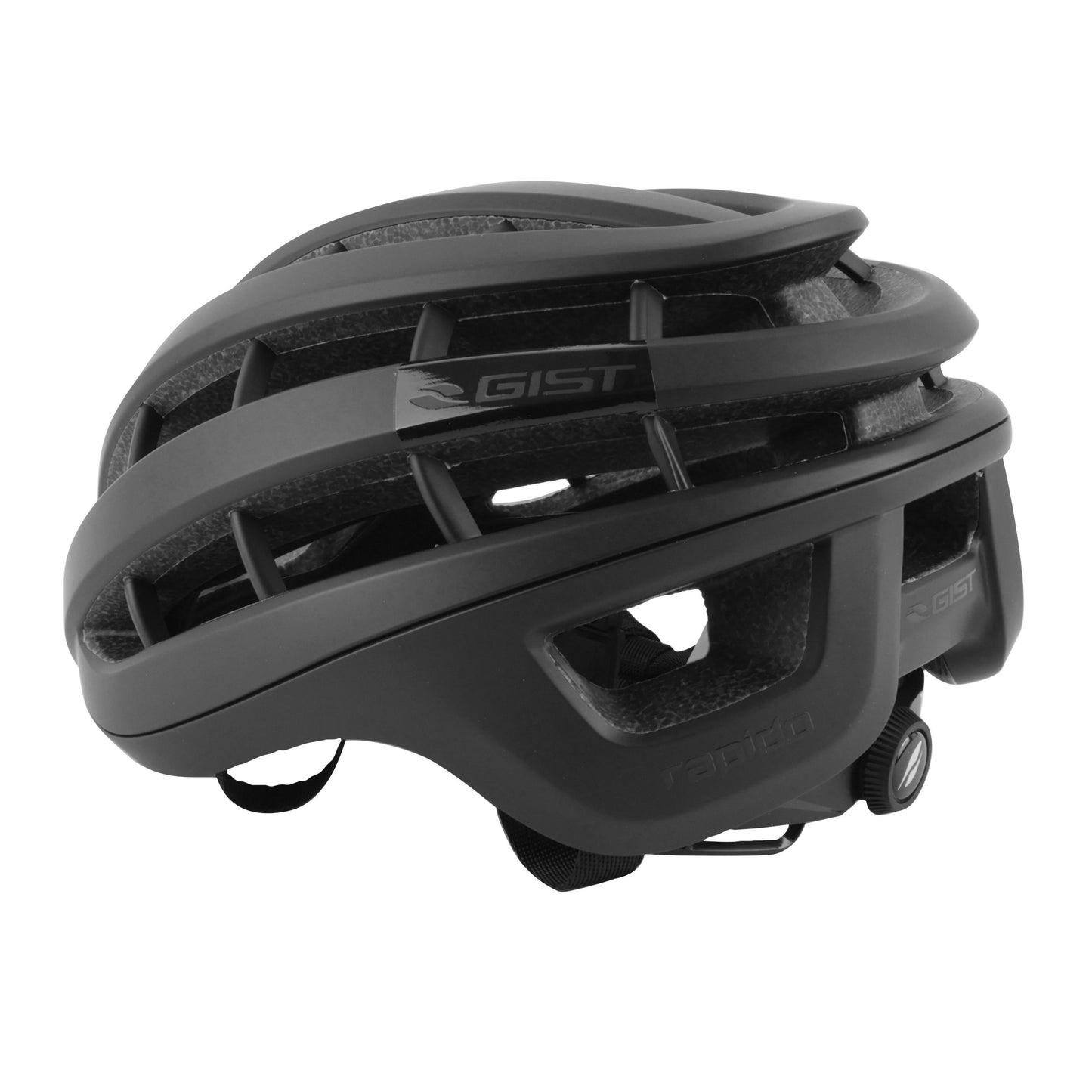 Casque vélo adulte Gist route rapido noir mat (compatible VTT - gravel)