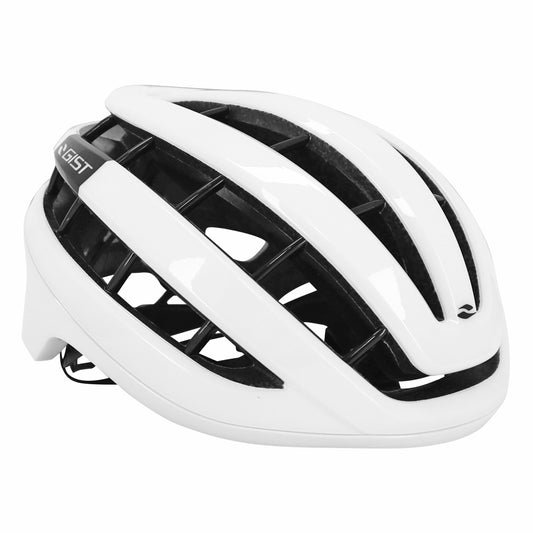 Gist Road Rapido Adult Cycling Helmet Gloss White (MTB - Gravel Compatible)