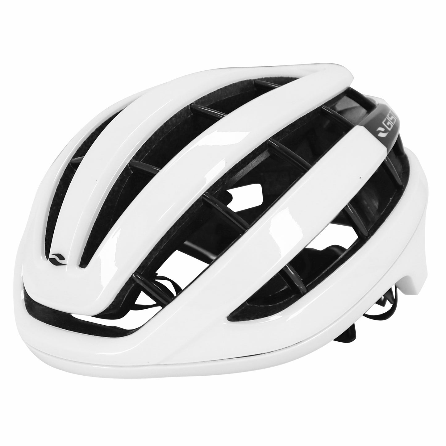 Gist Road Rapido Adult Cycling Helmet Gloss White (MTB - Gravel Compatible)