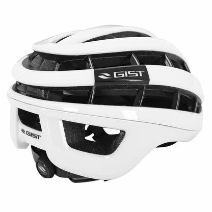 Gist Road Rapido Adult Cycling Helmet Gloss White (MTB - Gravel Compatible)