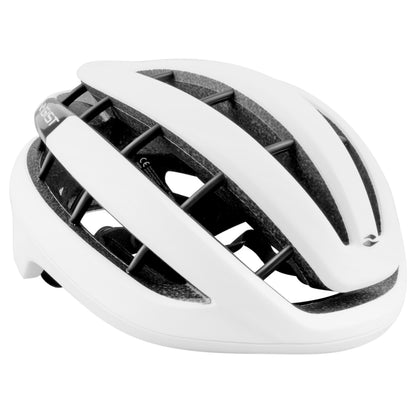 Gist Rapido White Matte Adult Road Cycling Helmet (MTB - Gravel Compatible)