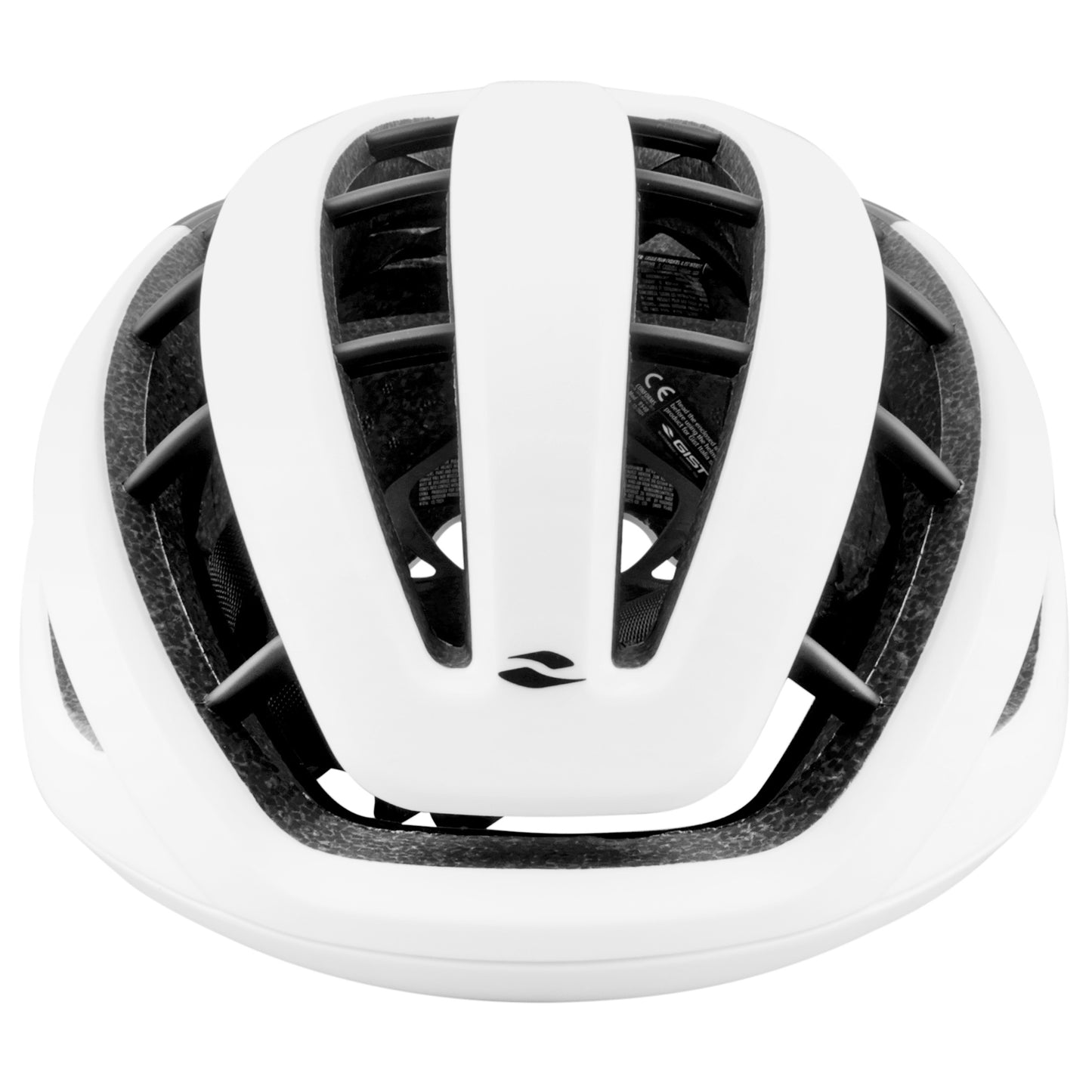 Gist Rapido White Matte Adult Road Cycling Helmet (MTB - Gravel Compatible)