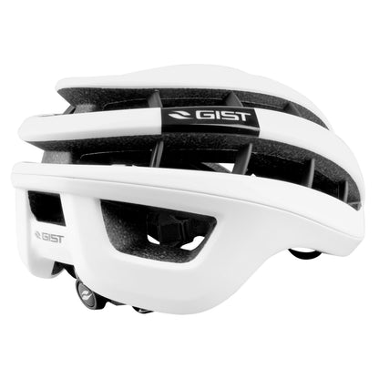 Gist Rapido White Matte Adult Road Cycling Helmet (MTB - Gravel Compatible)