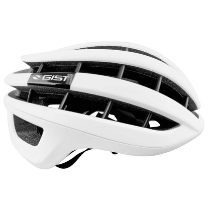 Gist Rapido White Matte Adult Road Cycling Helmet (MTB - Gravel Compatible)