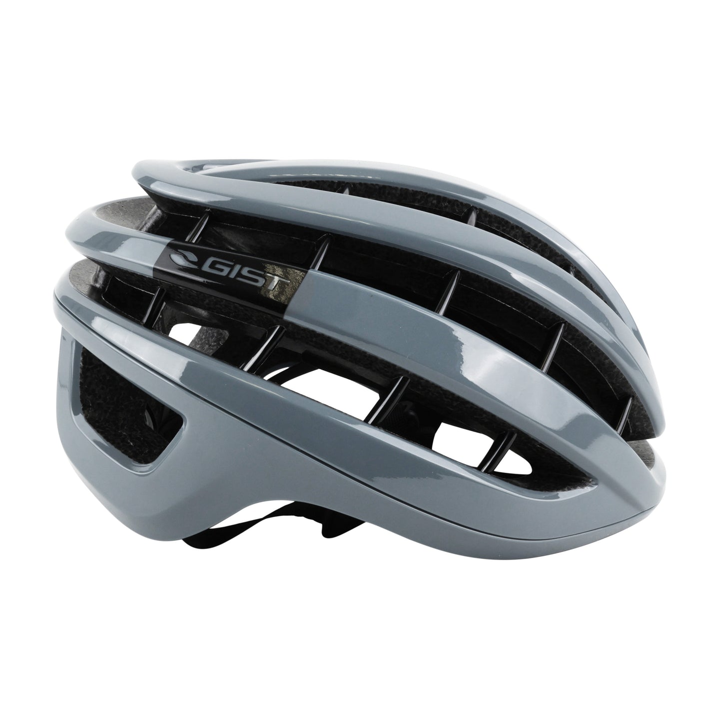 Gist Rapido Adult Road Cycling Helmet Glossy Grey (MTB - Gravel Compatible)
