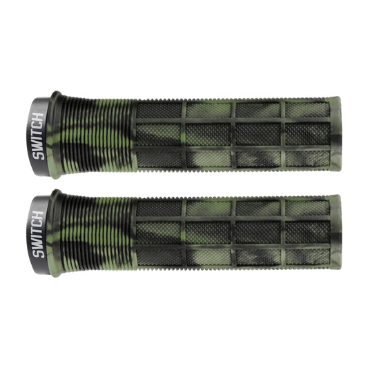 City MTB Switch Supergrip Lock-on Grips Smoked Green