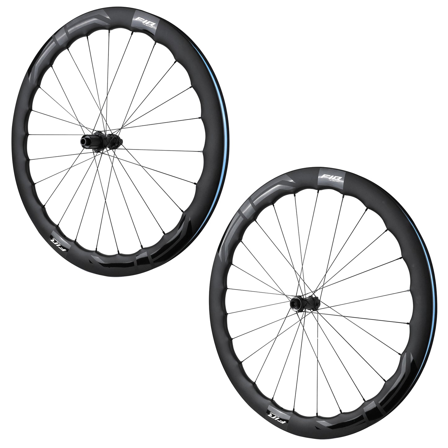 Roues route disque 700 Fir FC 50 Pro Centerlock carbone noir Shimano 12V