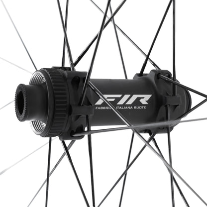 Roues route disque 700 Fir FC 50 Pro Centerlock carbone noir Shimano 12V