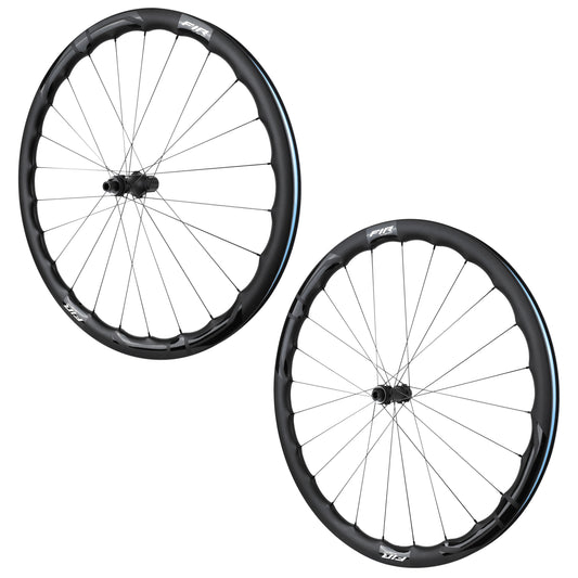 Roues route disque 700 Fir FC 38 Pro Centerlock carbone noir Shimano 12V