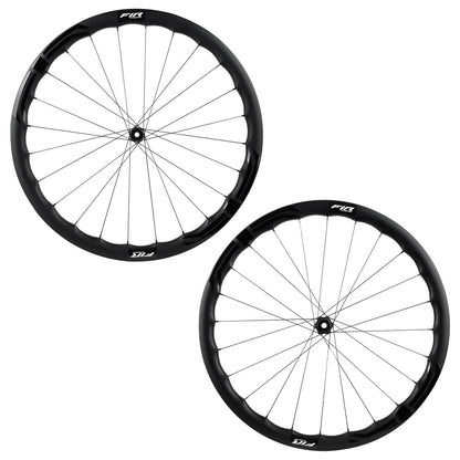 Roues route disque 700 Fir FC 38 Pro Centerlock carbone noir Shimano 12V