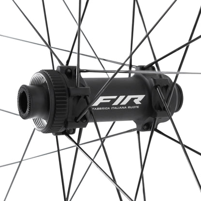 Roues route disque 700 Fir FC 38 Pro Centerlock carbone noir Shimano 12V