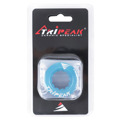 Tripeak ultra-lightweight 7g blue Centerlock brake rotor lockring - internal tightening (sold as a pair)
