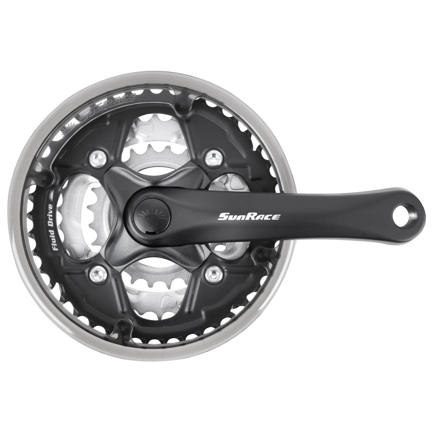 Sunrace FCM51 MTB crankset steel black 152 42x34x24