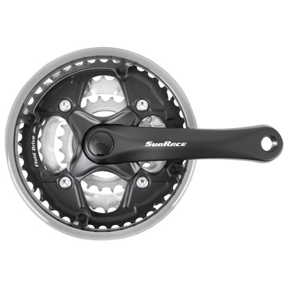 Sunrace FCM51 MTB crankset steel black 152 42x34x24