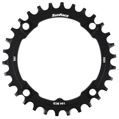 Plateau VTT 4 bras D104 pour SunRace mono 30D NW alu