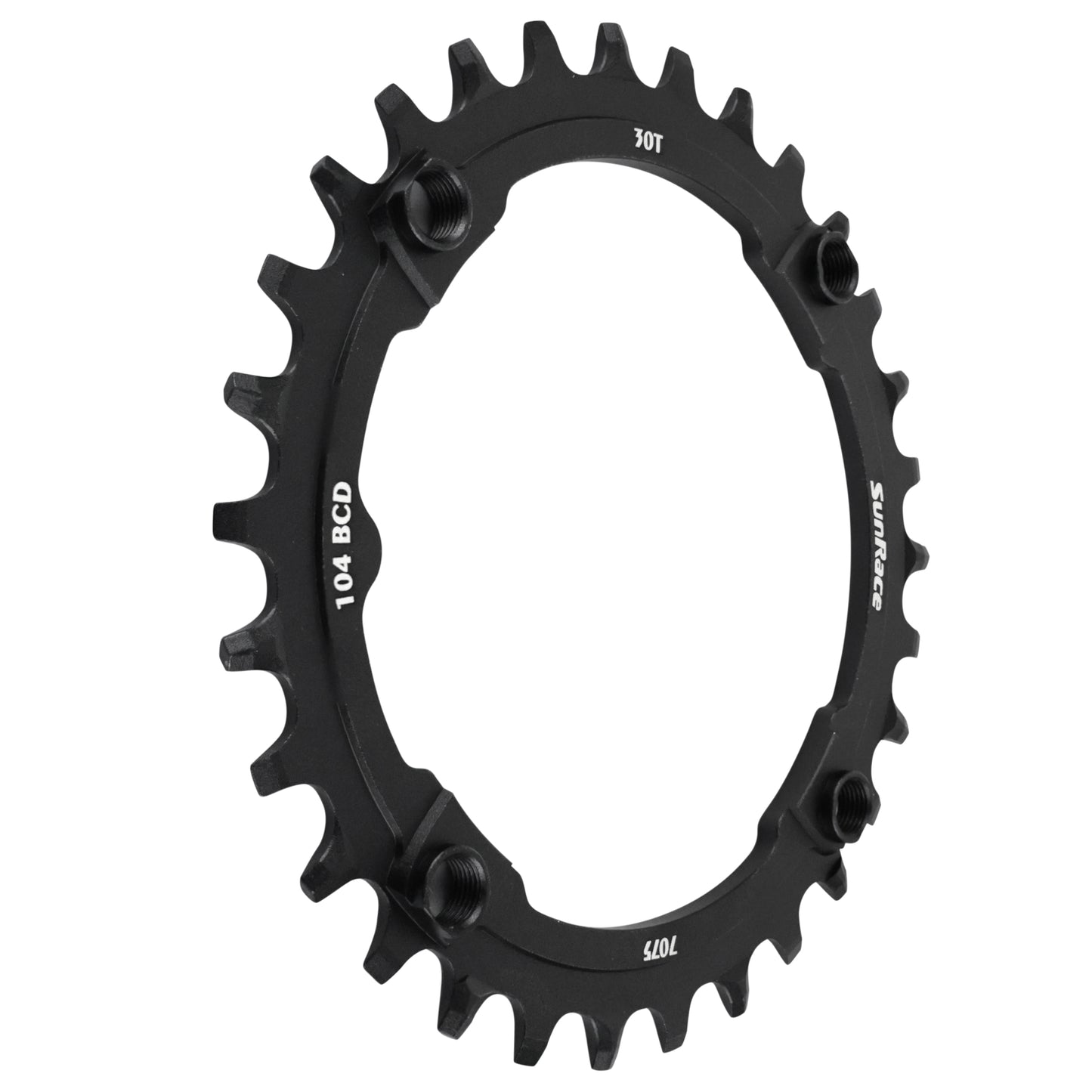 Plateau VTT 4 bras D104 pour SunRace mono 30D NW alu