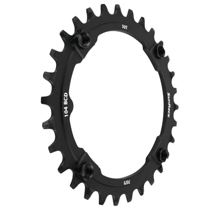 Plateau VTT 4 bras D104 pour SunRace mono 30D NW alu