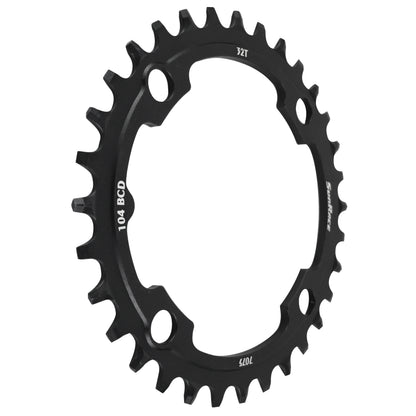 Plateau VTT 4 bras D104 pour SunRace mono 32D NW alu