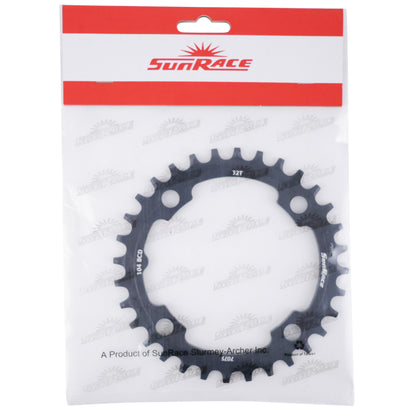 Plateau VTT 4 bras D104 pour SunRace mono 32D NW alu