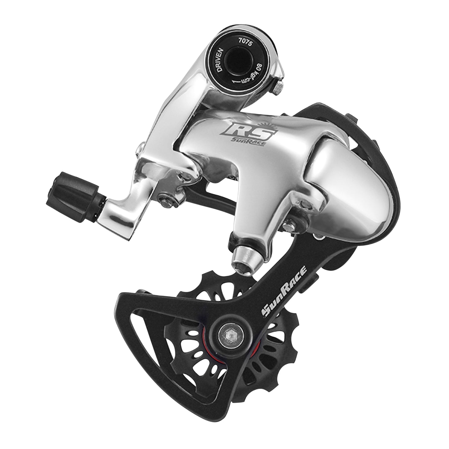 Sunrace RS2 10/9-speed short cage rear mountain bike derailleur - bolt-on